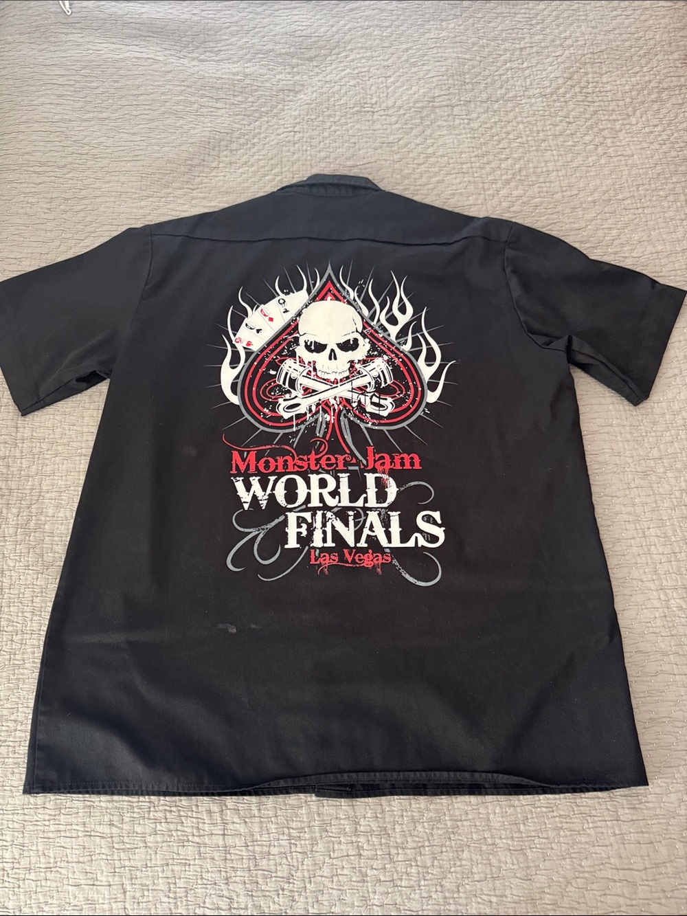 Dickies Monster Jam World Finals Las Vegas Button Up Shirt